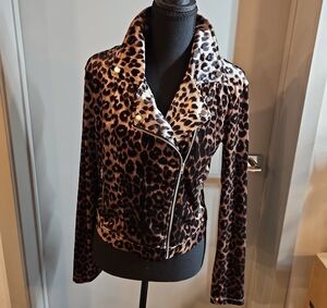 Have Leopard Print Leather Jacket